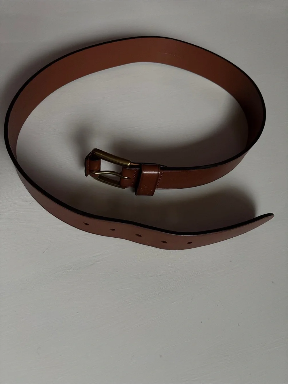 Polo Ralph Lauren Signature Pony Leather Belt 34